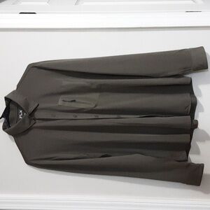 FLX men's performance shirts green M outdoor casual office y2k retro hiking